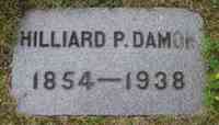 Hilliard Page DAMON - Grave