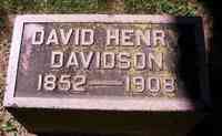 David Henry DAVIDSON - Grave