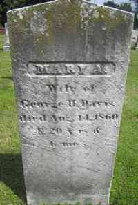 Mary A. DAVIS - Grave