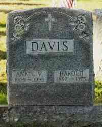 Harold Francis DAVIS - Grave