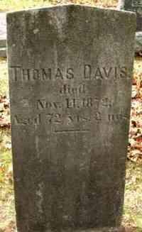 Thomas DAVIS - Grave
