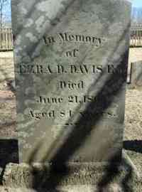 Ezra Dean DAVIS - Grave