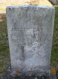 Joseph DAVIS - Grave