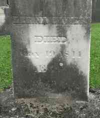 Zebina DAWES - Grave