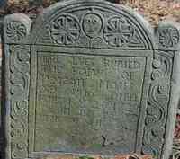 Moses DAY - Grave Inscription: HERE LYES BURIED THE BODY OF Deacon MOSES Day Who DIED March ye 29, 1729 & In the 56th YEaR oF HIS AGE