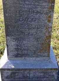 Joseph DEMARS - Grave