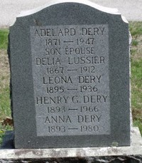 Delia LUSSIER - Grave