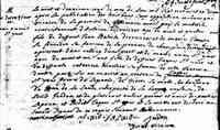 Marie-Anne ST-YVES - 1725 marriage