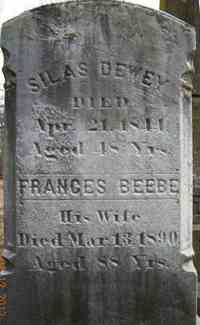 Silas DEWEY - Grave