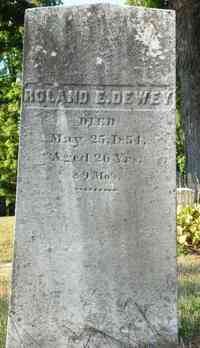 Roland E. DEWEY - Grave