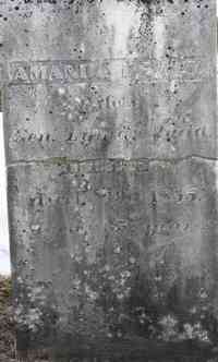 Amanda DEWEY - Grave
