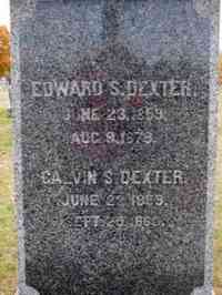 Edward Southworth DEXTER - Grave