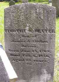 Timothy Walker DEXTER - Grave