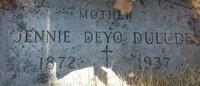 Jenny May DEYO - Grave