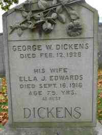 Ellen Judith "Ella" EDWARDS - Grave