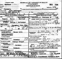 Dorothea DIEGEL - Death