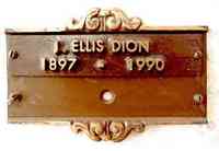 John Ellis DION - Grave