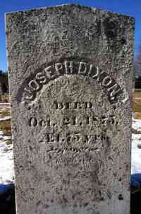 Joseph DIXON - Grave