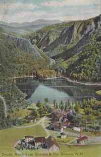 Dixville, New Hampshire, USA - Dixville Notch, Lake Gloriette & The Balsams, N.H.