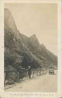 Dixville, New Hampshire, USA - Table Rock from Notch Road, Dixville Notch, N.H.