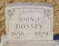 John Elias DOSSEY - Grave