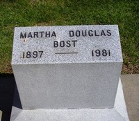Martha Bickford DOUGLAS - Grave