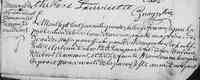 Antoine DUBORD dit CLERMONT - 1775 marriage (part 1)