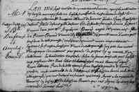 Jean-Joseph DUFAULT dit RACLOS - 1710 Marriage Notre-Dame-de-Liesse, Riviere-Ouelle, QC, Canada