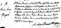 Marie Sara DUGUE (DUGUAY) - Baptism
