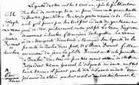 Joseph LAVEAU - 1801 marriage