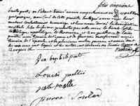 Jean-Baptiste DUPRAS (PRATTE) - 1798 marriage (part 2)