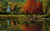 Eaton, New Hampshire, USA - View of Church at Eaton Center