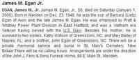 James M, Jr. EGAN - The Hartford Courant Hartford, Connecticut January 6, 2005