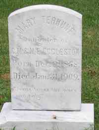 Mary Terhune EGGLESTON - Grave