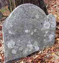 Stephen EMERY - Grave Inscription: HERE LIES BURIED THE BODY OF ENS. STEPHEN EMERY WHO DIED FEBRUARY 1 1746/7 IN THE 81ST YEAR OF HIS AGE