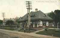 Emmaus, Pennsylvania, USA - P. and R. R.R. Station, Emaus, Pa.