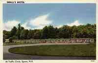 Epsom, New Hampshire, USA - Small's Motel, At Traffic Circle