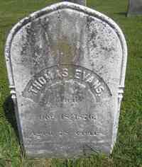 Thomas EVANS - Grave