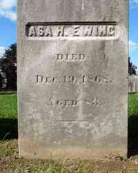 Asa H EWING - Grave