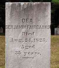 Benjamin FAIRBANKS - Grave
