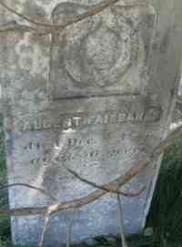 Albert FAIRBANKS - Grave