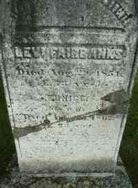 Levi FAIRBANKS - Grave