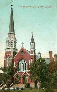 Fargo, North Dakota, USA - Fargo, North Dakota, USA - St. Marys Cathedral, Fargo, N. Dak.
