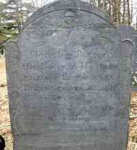 Amos FARNSWORTH - Grave Inscription: Here lies Buried the Body of Mr. Amos Farnfworth who was Drownded in the Lancafter Rever Decem-r 5th 1775 Aged 71 years a