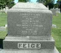 Jessie Mabel FEIGE - Pittsfield Cemetery, Pittsfield, Massachusetts