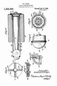 William Ernest FEIGE - Patent US 1365389 A Publication number US1365389 A Publication type Grant Publication date Jan 11, 1921 Filing date Feb 26, 1920 Priority date F