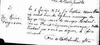 Marie Reine FERGUSON - 1826 Baptism Tracadie