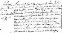 Emirence CHAMBERLAND - 1841 marriage