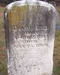 David FIELD - Grave