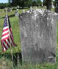 John W. FISK - Grave